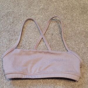 Women's Cross-Back Bralette - Tan